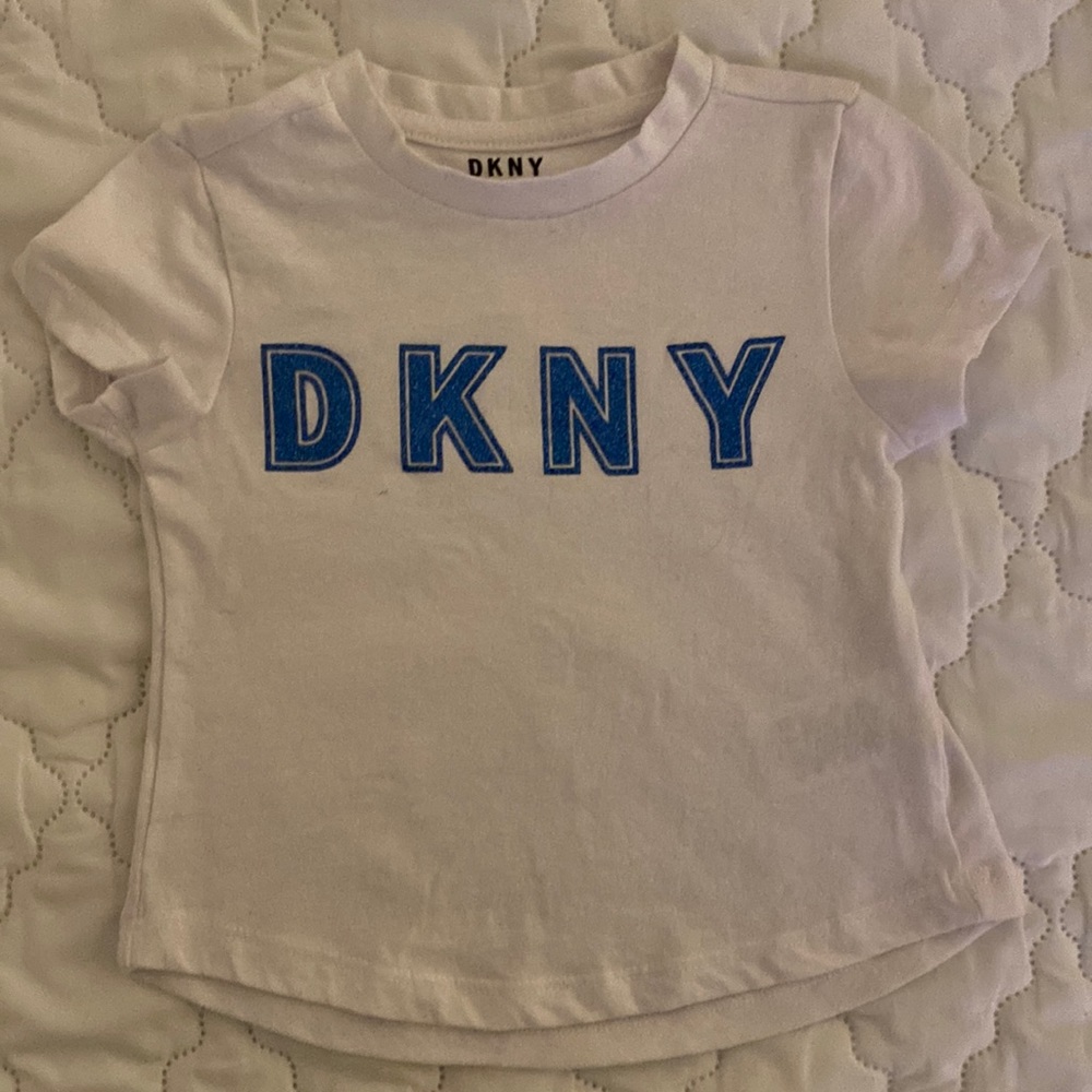 Toddler - Neutral - white DKNY Tee 2T